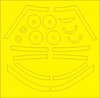 New Ware NWA-M0003 1/32 Masks for BAC 167 Strikemaster (FLY)