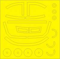 New Ware NWA-M0004 1/32 Masks for Jet Provost T.3/T3A/T.4 (FLY)