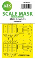 Art Scale 200-M35025 Messerschmitt Bf-109G-10 double-sided painting mask 1/35