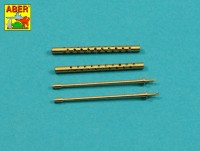 Aber A24005 Set of 2 50cal (12,7mm) standard barrels for US aircraft machine guns Browning M2 as used on most aircraft including Curtis P-40, Republic P-47D, and North-American P-51 for the USAAF and the Grumman F4F, F6F, and F4U Corsair for the US Navy.