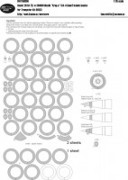 New Ware NWT-M0006 1/35 Mask Soviet 2K11A TEL w/9M8M Krug A (TRUMP)