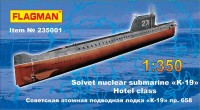 Flagman 235001 Советская АПЛ "K-19" 1/350