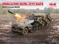ICM 35107 Sd.Kfz.251/1 Ausf.B, German MLRS (4x camo) 1/35