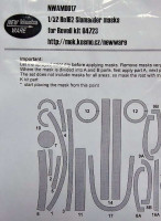 New Ware NWA-M0017 1/32 Mask He-162 Salamander (REV 04723)