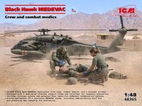 ICM 48365 Black Hawk MEDEVAC w/ crew & combat medics 1/48