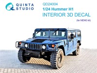 Quinta Studio QD24004 Hummer H1 (MENG) 1/24