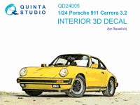 Quinta Studio QD24005 Porsche 911 Carrera 3.2 (Revell) 1/24