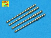 Aber A32014 Set of 4 Japanese barrels for 20mm Type 99 aircraft machine cannons 1/32