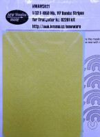 New Ware NWA-M0021 1/32 Mask F-105D Mk.117 Bomb Stripes (TRUMP 02201)