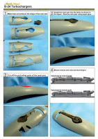 Metallic Details MDR3205 Consolidated B-24D/B-24J Liberator Turbo-chargers (designed to be used with Hobby Boss kits) 1/32