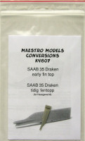 Maestro Models MMMK4807 Saab J-35A/B/C 'Draken' early fin top 1/48