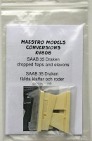 Maestro Models MMMK4808 Saab J-35 'Draken' dropped flaps, resin and photo etched 1/48