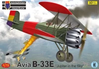 Kovozavody Prostejov 72543 Avia B-33E 'Jupiter in the Sky' (3x camo) 1/72
