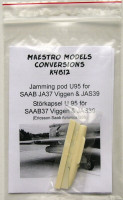 Maestro Models MMMK4812 Saab JA-37 'Viggen' U95 jamming pod 1/48