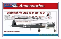 AML AMLA32025 Heinkel He 219 A-0 or A-2 Conv.set 1/32