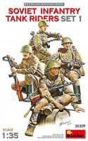 MiniArt 35309 1/35 Soviet Tank Riders set No.1 (4 fig.)