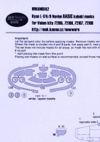 New Ware NWA-M0142 Mask Ryan L-17A/B Navion BASIC (VALOM72105-8) 1/72
