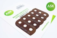 Art Scale 200-T0016 5 pc. ASK Razor Saw Radius 65/100 teeth No Scale