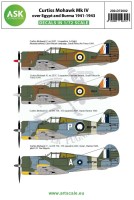 Art Scale 200-D72002 Curtiss Mohawk IV over Egypt and Burma 1941-1943 1/72