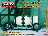 Kora Model 4808 'Fat Man' US Atomic bomb+transp.undercar. 1/48