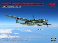 ICM 48275 Do 217K-2 with Fritz-X German WWII Bomber 1/48