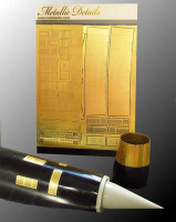 Metallic Details MD4816 SR-71 Blackbird. Grides and jet nozzles (Testors/Italeri) 1/48