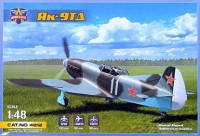 Modelsvit 4812 1/48 Yak-9TD Soviet fighter WWII (3x camo)