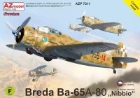 Az Model MP72011 Breda Ba-65A-80 'Nibbio' (3x camo) PREMIUM 1/72