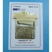 AML AMLA72018 Nakajima Ki-43 Undercarriage&flaps set (HAS) 1/72