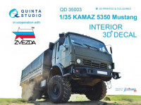 Quinta studio QD35003 Приборная панель, катафоты КАМАЗ-5330 1/35