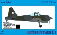 MikroMir 72-028-3 Hunting Provost T.1 limited edition variant 3 with decals for Burma, Royal Malaysian Air Force, Muscat and Oman Air Force, Iraqi Air Force and Sudan Air Force 1/72