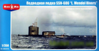MikroMir 350-015 Атомная подводная лодка США SSN-686 "Mendel Rivers"