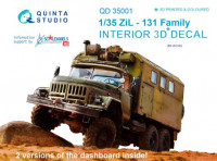 Quinta studio QD35001 Приборная панель ЗиЛ-131 (двух типов) 1/35
