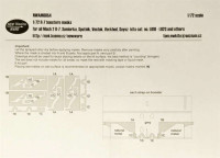 New Ware NWA-M0054 1/72 Mask R-7 boosters (for Sputnik,Vostok,Soyuz)
