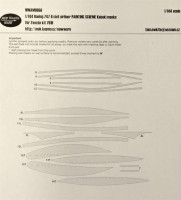 New Ware NWA-M0056 1/144 Mask Boeing 747-8 Painting Scheme (ZVE 7010)