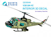 Quinta studio QD35049 UH-1C (Academy) 1/35