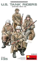 Miniart 53045 U.S. Tank Riders, Winter 1944-45 (4 fig.) 1/35