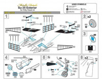 Metallic Details MD4826 Su-35. Exterior (Kitty Hawk) 1/48