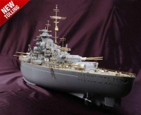 MK1 Design MD-20002 Bismarck Deluxe Super Detail Set (палуба, стволы, фототравление) 1/200