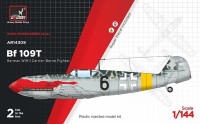 Armory AR14309 Messerschmitt Bf-109T plastic injected kit with PE parts, superdecal 1/144