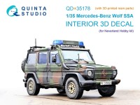 Quinta studio QD+35178 Mercedes-Benz Wolf SSA (Neverland Hobby) (с 3D-печатными деталями) 1/35