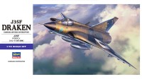 Hasegawa 01578 J35F Draken перехватчик ВВС Швеции 1/72