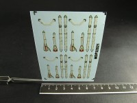 Metallic Details MDP32021 Luftwaffe seat belts late WWII (3D-Printed) 1/32