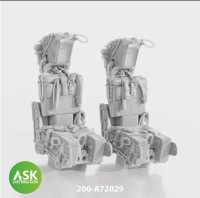 Art Scale 200-A72029 GRU-7A ejection seat including seat belts, 2 pcs. - Grumman F-14A/F-14B Tomcat Late 1/72