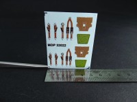 Metallic Details MDP32022 France seat belts WWII (3D-Printed) 1/32