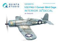 Quinta studio QD32015 F4U-1 Corsair (Bird cage) (для модели Tamiya) 1/32