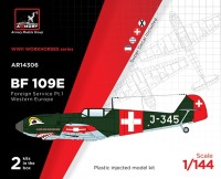 Armory AR14306 Messerschmitt Bf-109E "Foreign Service Aces", Pt.1 - Spain, Switzerland, Yugoslavia, Serbia 1/144