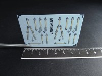 Metallic Details MDP32027 PZL P.11, PZL.23, PZL.46, PZL.37 seat belts (3D-Printed) 1/32