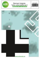 Art Scale 200-D32007 German Insignia part II - Fighter aircraft vertical stabilizer 1/32 German Insignia Fighter aircraft part II - vertical stabilizer 1/32