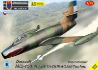 Kovozavody Prostejov 72529 MD-450 Ouragan/Toofani Internation. (3x camo) 1/72